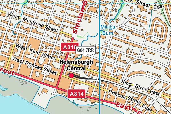 G84 7RR map - OS VectorMap District (Ordnance Survey)