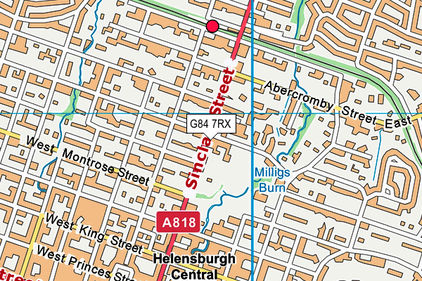 G84 7RX map - OS VectorMap District (Ordnance Survey)