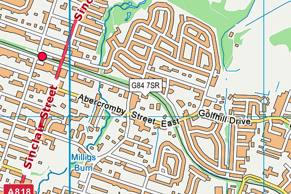 G84 7SR map - OS VectorMap District (Ordnance Survey)