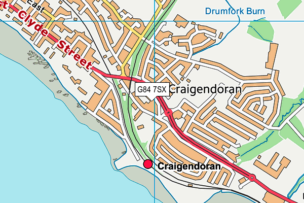 G84 7SX map - OS VectorMap District (Ordnance Survey)