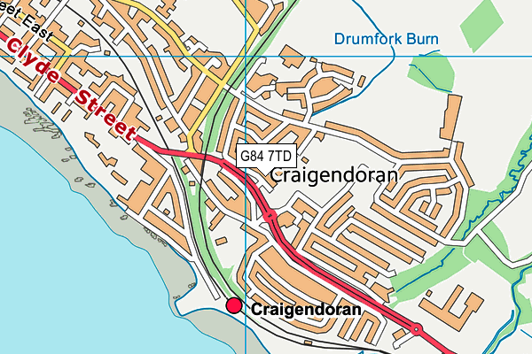 G84 7TD map - OS VectorMap District (Ordnance Survey)