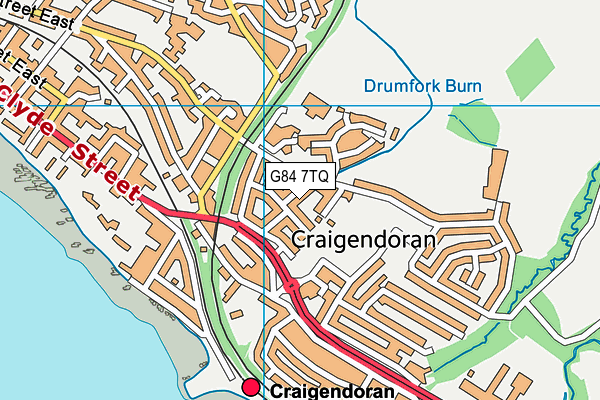 G84 7TQ map - OS VectorMap District (Ordnance Survey)