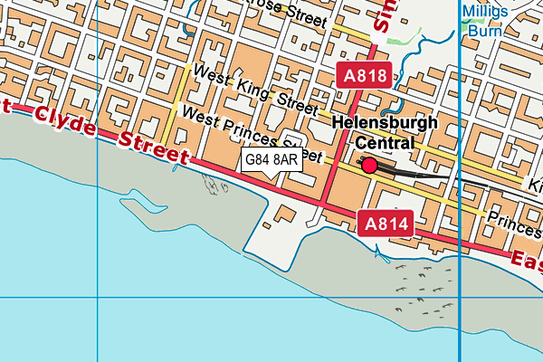 G84 8AR map - OS VectorMap District (Ordnance Survey)