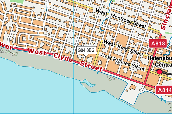 G84 8BG map - OS VectorMap District (Ordnance Survey)