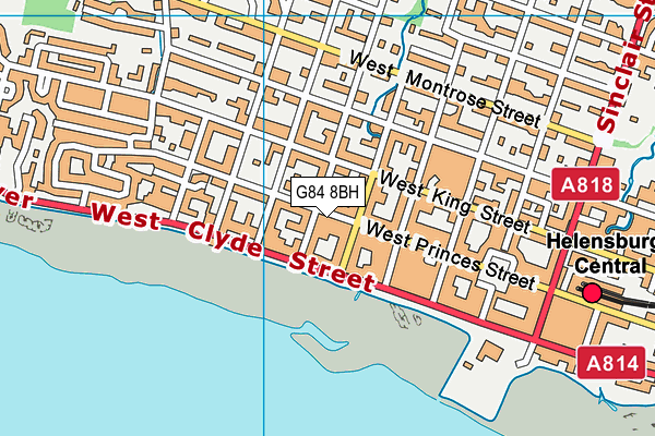 G84 8BH map - OS VectorMap District (Ordnance Survey)