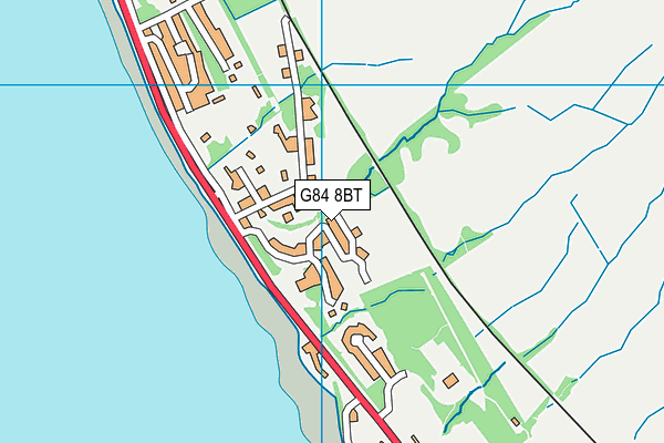 G84 8BT map - OS VectorMap District (Ordnance Survey)