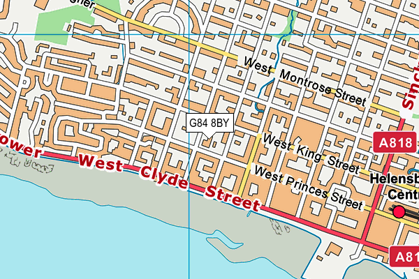 G84 8BY map - OS VectorMap District (Ordnance Survey)