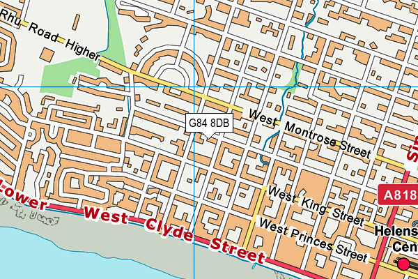 G84 8DB map - OS VectorMap District (Ordnance Survey)