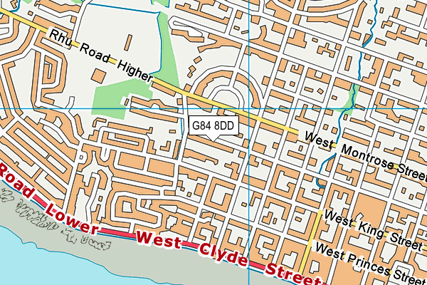 G84 8DD map - OS VectorMap District (Ordnance Survey)