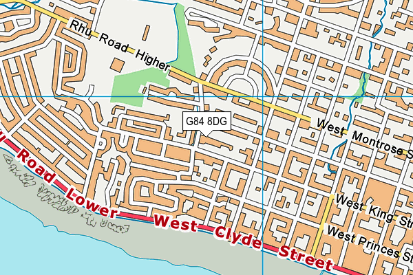 G84 8DG map - OS VectorMap District (Ordnance Survey)