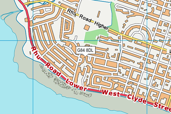 G84 8DL map - OS VectorMap District (Ordnance Survey)