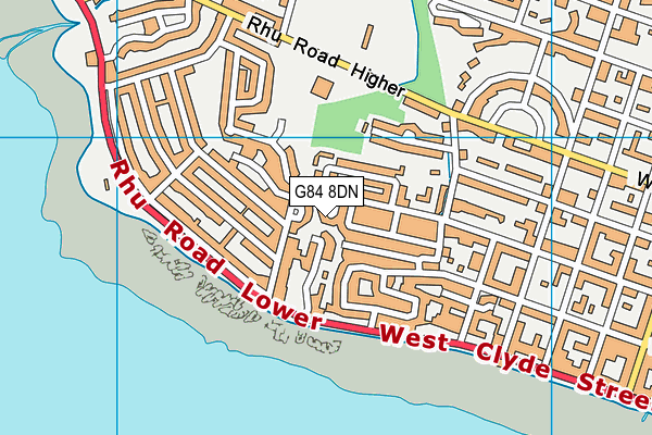 G84 8DN map - OS VectorMap District (Ordnance Survey)