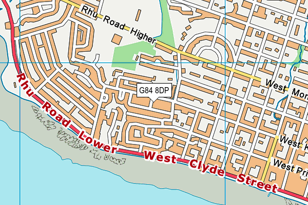 G84 8DP map - OS VectorMap District (Ordnance Survey)