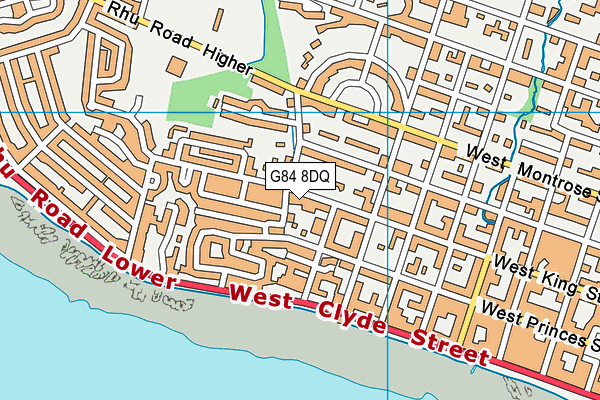 G84 8DQ map - OS VectorMap District (Ordnance Survey)