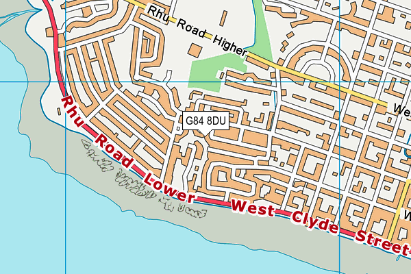 G84 8DU map - OS VectorMap District (Ordnance Survey)