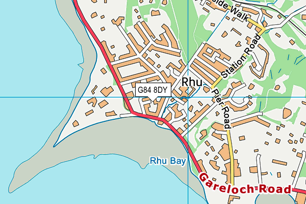 G84 8DY map - OS VectorMap District (Ordnance Survey)