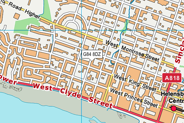 G84 8DZ map - OS VectorMap District (Ordnance Survey)