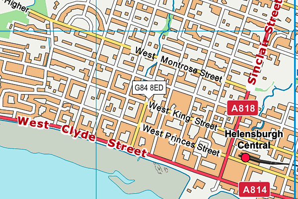 G84 8ED map - OS VectorMap District (Ordnance Survey)