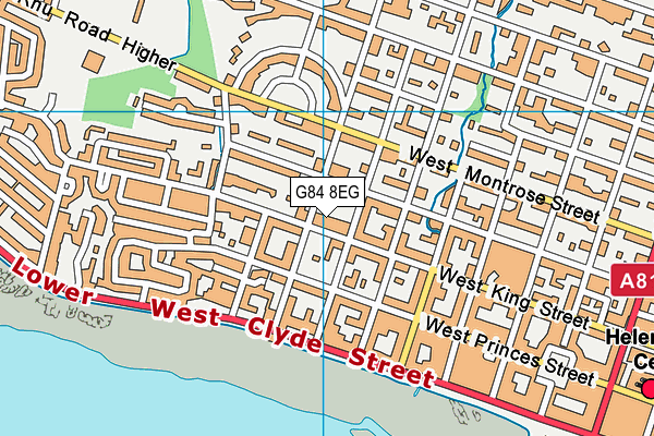 G84 8EG map - OS VectorMap District (Ordnance Survey)