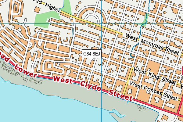 G84 8EJ map - OS VectorMap District (Ordnance Survey)