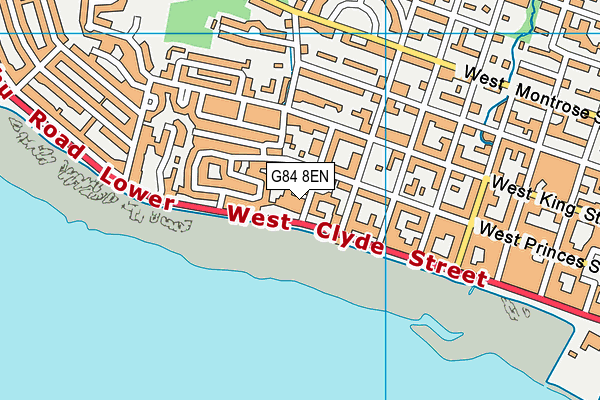 G84 8EN map - OS VectorMap District (Ordnance Survey)