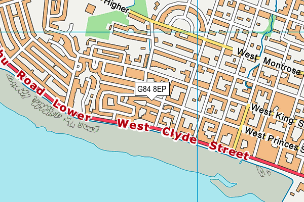 G84 8EP map - OS VectorMap District (Ordnance Survey)