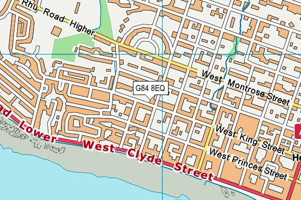 G84 8EQ map - OS VectorMap District (Ordnance Survey)