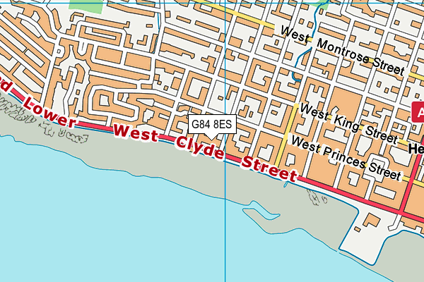 G84 8ES map - OS VectorMap District (Ordnance Survey)