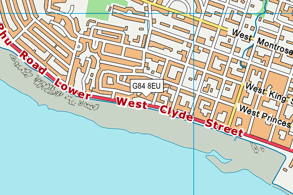 G84 8EU map - OS VectorMap District (Ordnance Survey)