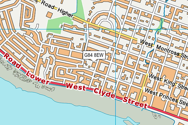 G84 8EW map - OS VectorMap District (Ordnance Survey)