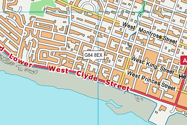 G84 8EX map - OS VectorMap District (Ordnance Survey)