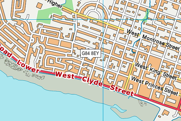 G84 8EY map - OS VectorMap District (Ordnance Survey)
