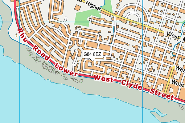 G84 8EZ map - OS VectorMap District (Ordnance Survey)