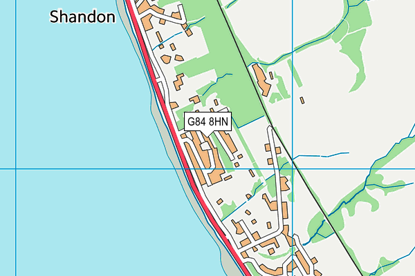 G84 8HN map - OS VectorMap District (Ordnance Survey)