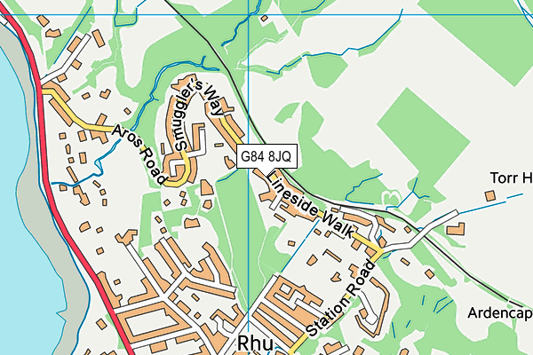 G84 8JQ map - OS VectorMap District (Ordnance Survey)