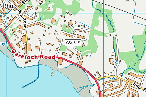 G84 8LF map - OS VectorMap District (Ordnance Survey)