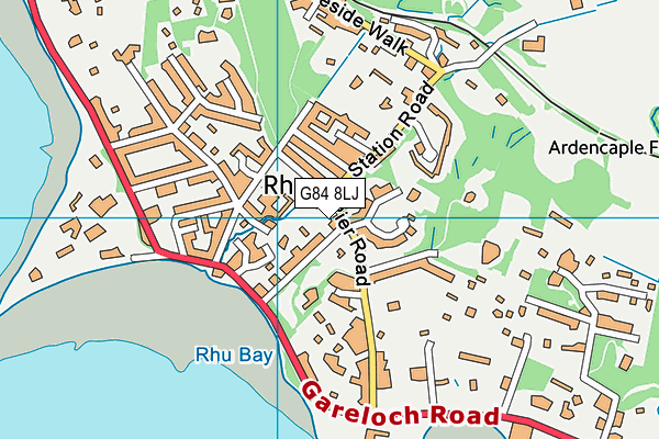 G84 8LJ map - OS VectorMap District (Ordnance Survey)