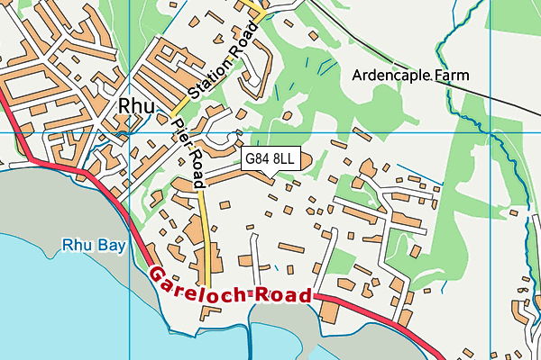 G84 8LL map - OS VectorMap District (Ordnance Survey)