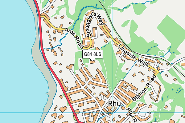 G84 8LS map - OS VectorMap District (Ordnance Survey)