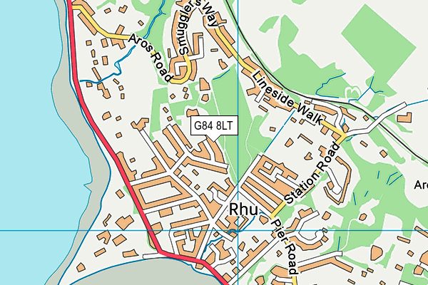 G84 8LT map - OS VectorMap District (Ordnance Survey)