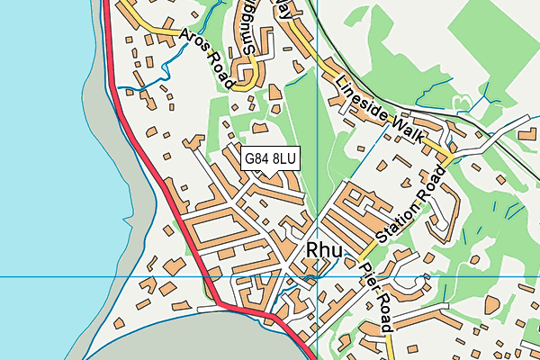 G84 8LU map - OS VectorMap District (Ordnance Survey)