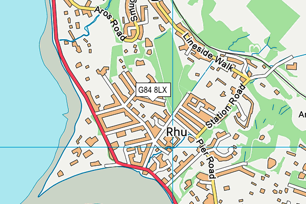 G84 8LX map - OS VectorMap District (Ordnance Survey)