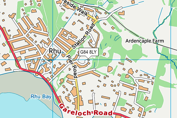 G84 8LY map - OS VectorMap District (Ordnance Survey)