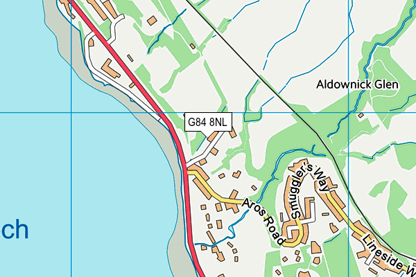 G84 8NL map - OS VectorMap District (Ordnance Survey)