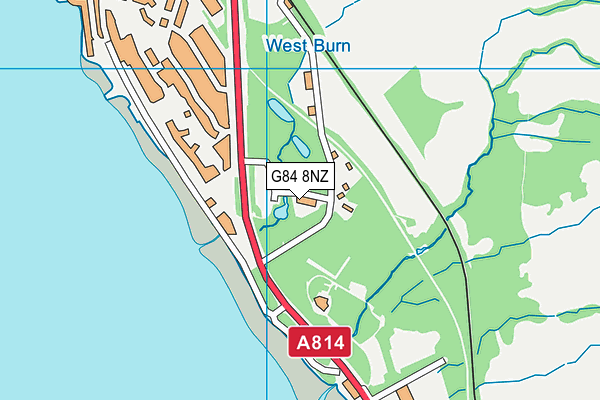 G84 8NZ map - OS VectorMap District (Ordnance Survey)