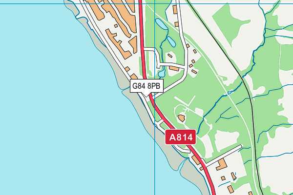 G84 8PB map - OS VectorMap District (Ordnance Survey)