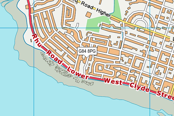 G84 8PG map - OS VectorMap District (Ordnance Survey)