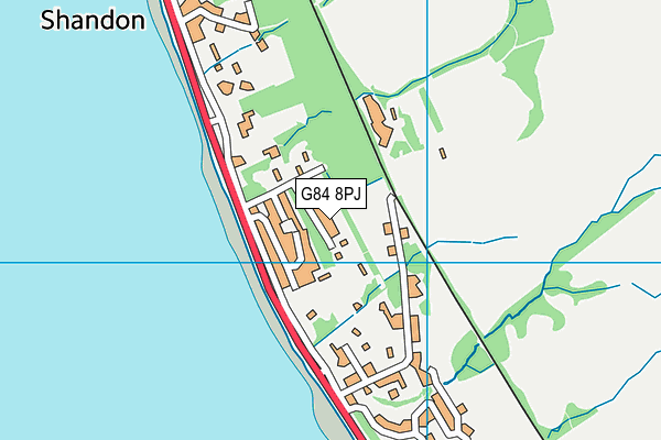 G84 8PJ map - OS VectorMap District (Ordnance Survey)