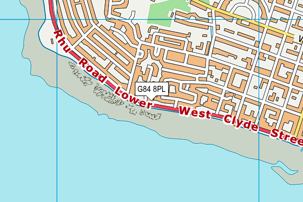 G84 8PL map - OS VectorMap District (Ordnance Survey)