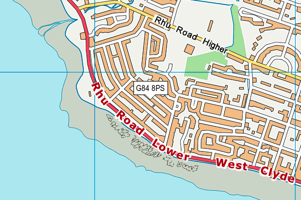 G84 8PS map - OS VectorMap District (Ordnance Survey)